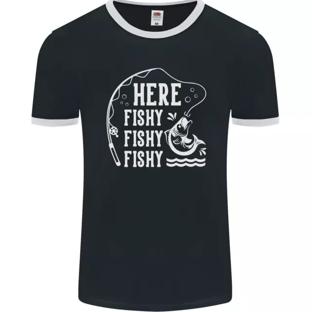Here Pesce Divertente Pesca Pescatore Uomo Suoneria T-Shirt