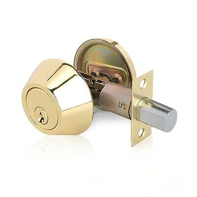Stainless Steel Round Door Knobs Handle Entrance Passage Lock with Keys