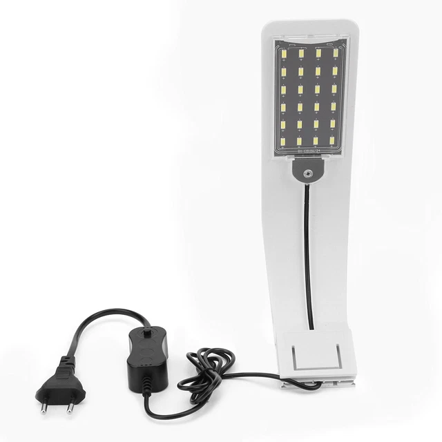 Bright LED Aquarium Light Plants Grow Light Waterproof Clip-on Lamp Fish Tank