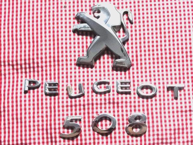 Emblème Logo Peugeot LYYMX - Autocollant Métal Pour 107, 206, 207, 208, 308, 407, 2008, 3008