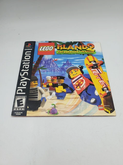 LEGO ISLAND Brickster's Revenge PS1 Sony PlayStation Authentic