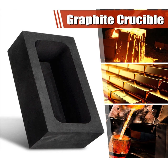 Stampo Lingotti Grafite 3D - 4 Pezzi Per Fusione Metalli Preziosi Come Oro E Argento - Foto 2