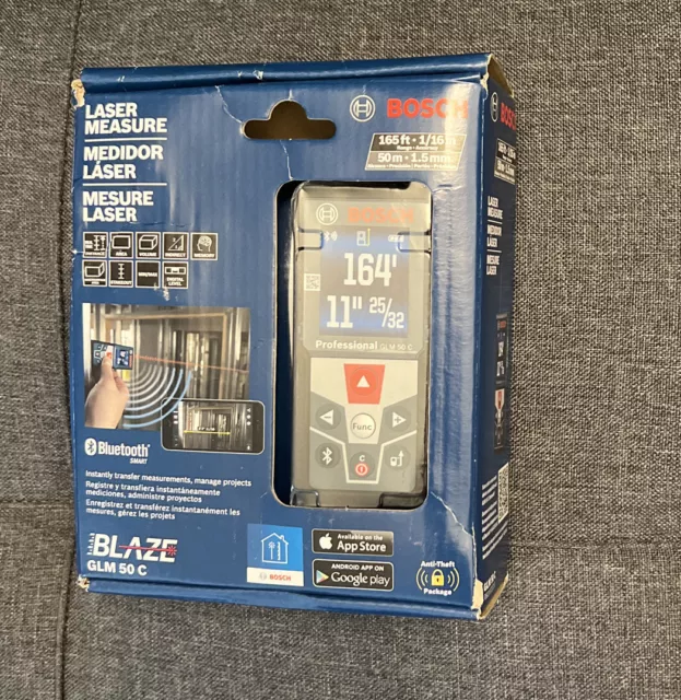 Bosch Blaze [GLM 50C] Laser Distance Meter 165 ft.