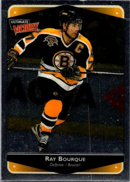 1999-00 Upper Deck Ultimate Victory #8 Ray Bourque hockey card 2f
