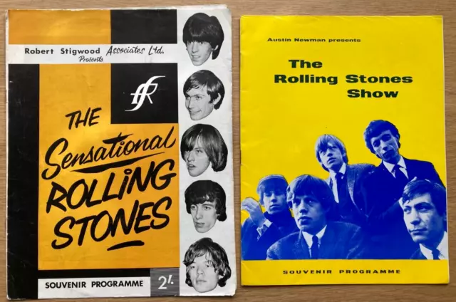 Rolling Stones Concert Programmes from the Early 1960s