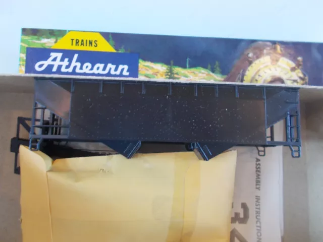 Athearn #5407 Undecorated  34' O/S 2 Hopper Car Ho Scale Kit Lot G