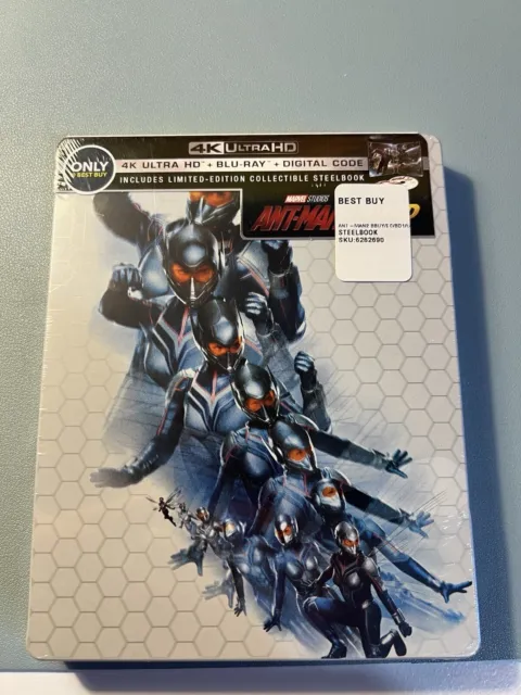 Ant-Man and the Wasp (2018, 4K Blu-Ray, Limited Edition) BEST BUY Damaged!!