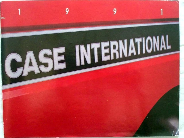 1991 Full Line Case International IH Tractor Combine Equipment Sales Brochure