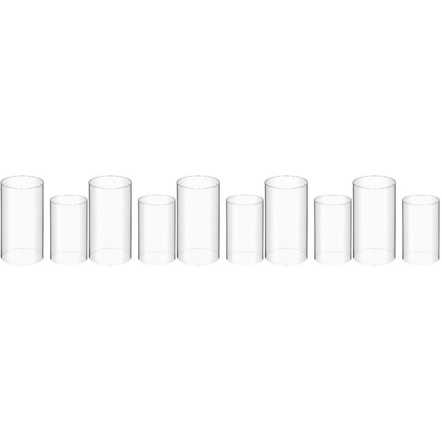 10 Pcs Desktop Candle Cover Candle Cover Clear Cover For Candle for Home Room