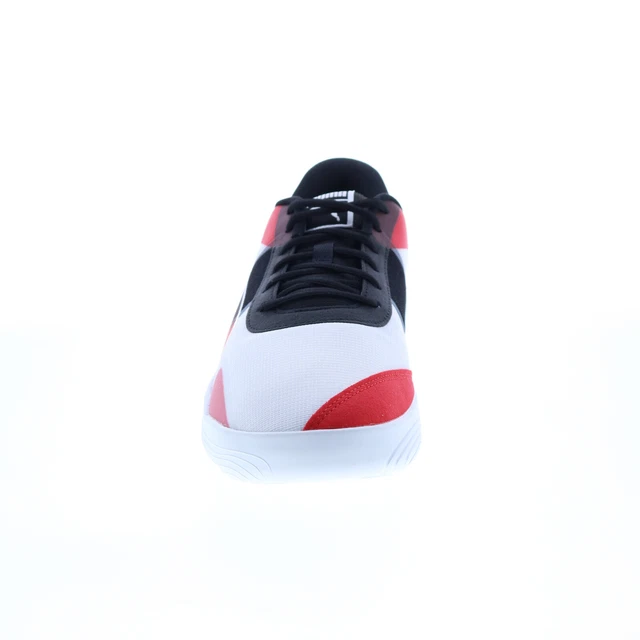 Puma Fusion Nitro Team 37703502 Mens White Canvas Athletic Running Shoes 3