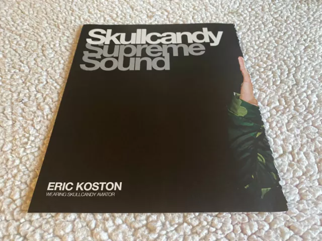 Psk18 Skateboarding Advert/Picture 11X16" Eric Koston Skullcandy Aviator