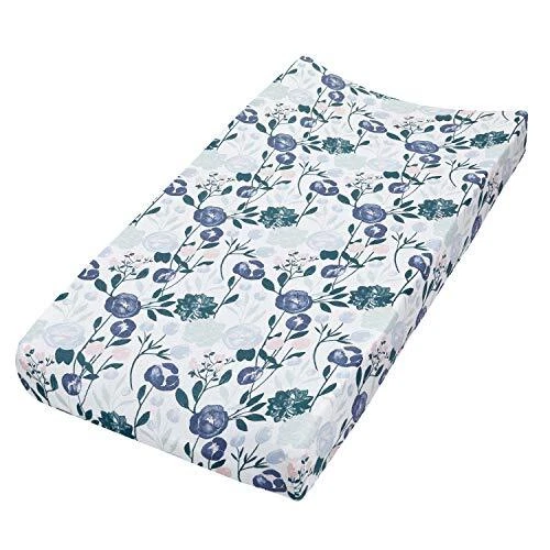 aden + anais essentials, changing pad cover, flowers bloom