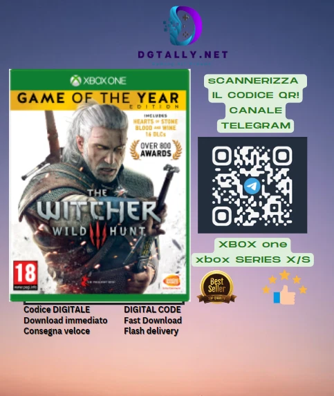 The Witcher 3 – GOTY XBOX ONE SERIES X/S CODICE digitale / Digital KEY  ITA/EU