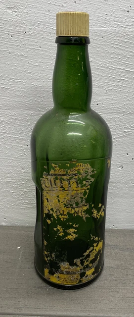 Vintage Cutty Sark Scotch Whisky Gallon Rare Yellow Off White Screw Top W/ Ship