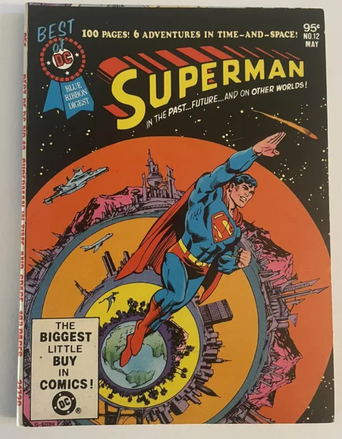 Best of DC Blue Ribbon Digest #12 (1981) Superman In Time & Space VG/FN orBetter