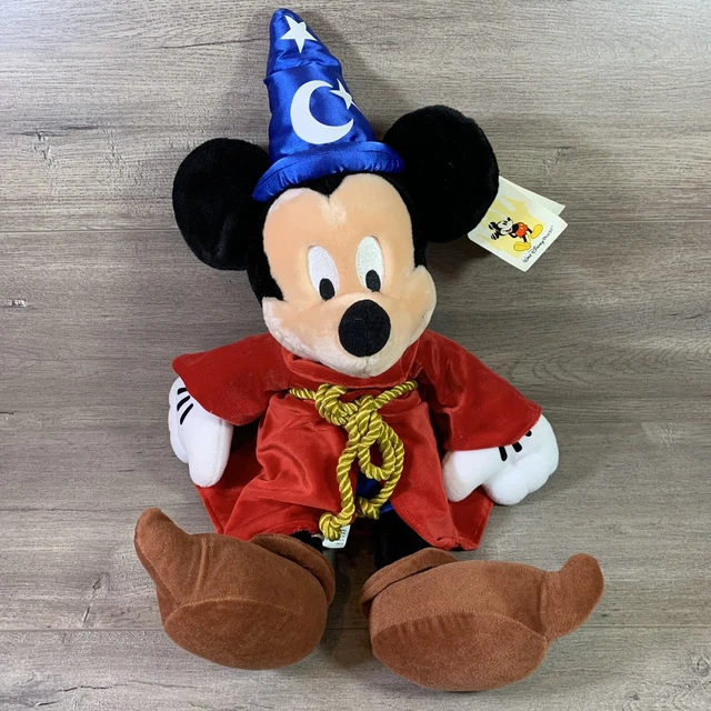Walt Wizard WALT DISNEY WORLD Wizard Apprentice 20” Mickey Mouse Fantasia Sorcerer ...