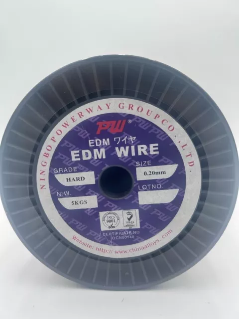 Edm Wire Brass Hard , 0.20 Mm , 5Kgs