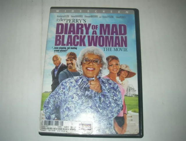 Diary Of A Mad Black Woman Dvd Kimberly Elise Steve Harris Tyler Perry The Movie Picclick