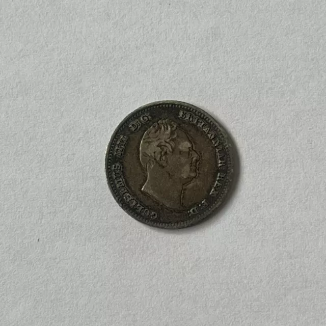 1836 Four Pence Groat William IV British Silver Coin