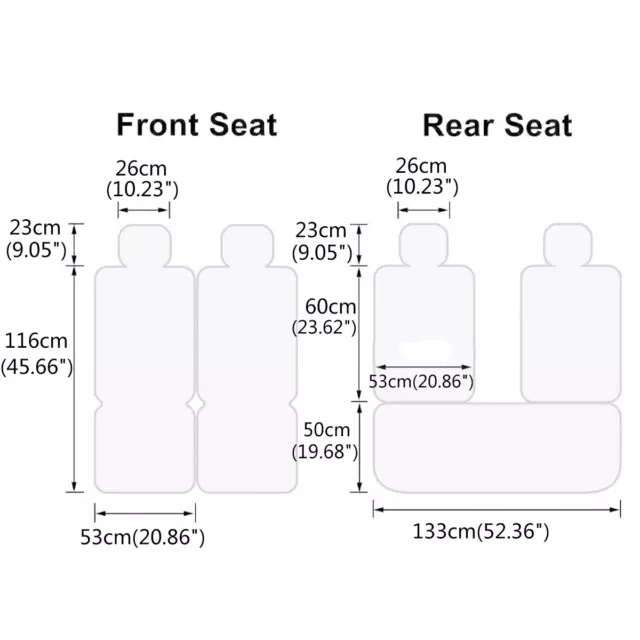 Car Seat Covers For Land Rover Dog Pet Protector Full Set Front Rear PU Leder 3