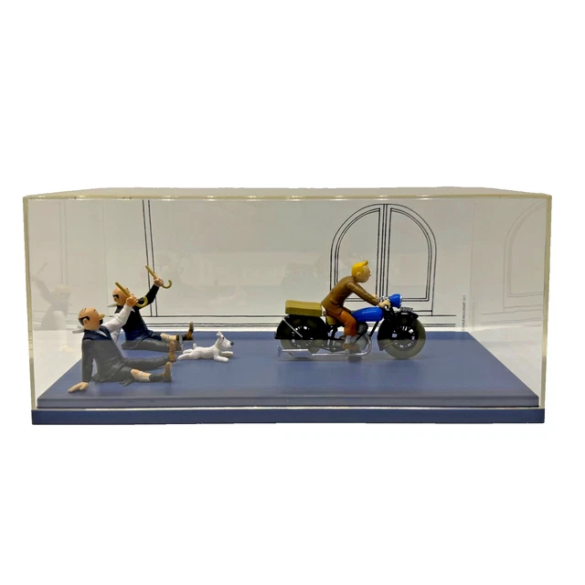 Collection Hachette – La Moto De Tintin – Échelle 1/24, Véhicule De Tintin