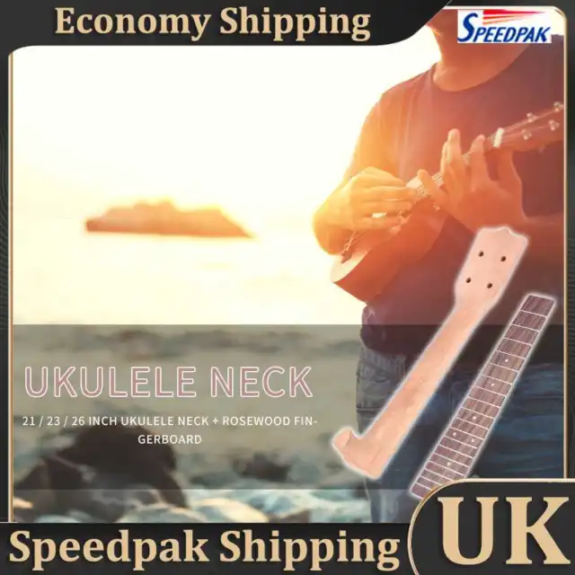 NEW 26 inch Ukulele Neck Fingerboard Set Musical Instrument Part Accessories