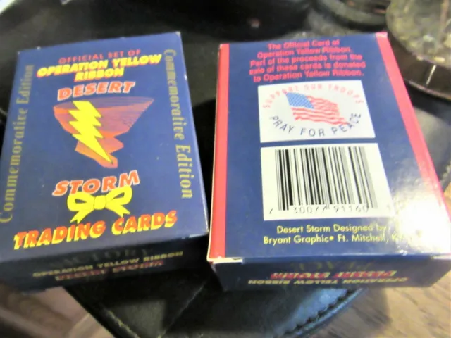 1991 Desert Storm w military Yellow Ribbon 60 trading DECK of Cards