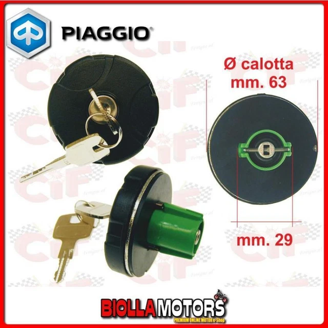 5487 Tappo Serbatoio Carburante Per Serb In Plastica Piaggio Ape 50 Euro 2