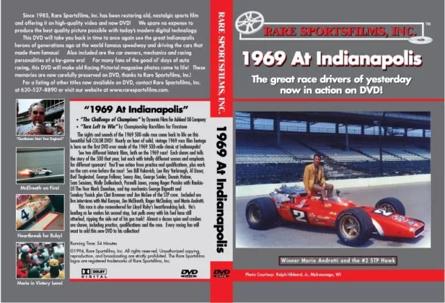 MARIO ANDRETTI, 1969 Indianapolis 500 Win Tribute Helmet & Goggle Set ...