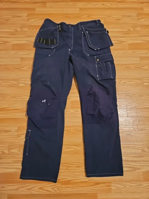 Fristads Craffsman Cordura Workwear Trouser Pants With Pockets 38x33