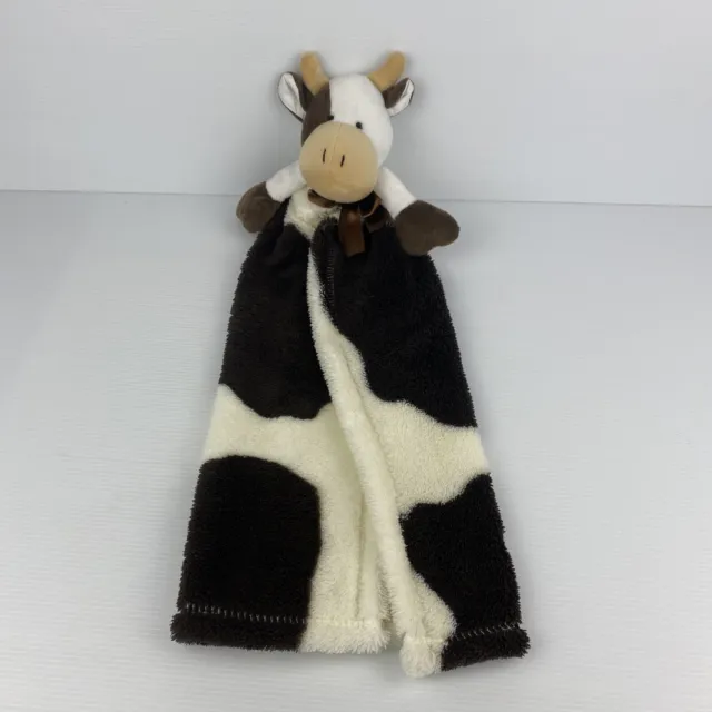 Cow Babies Security Blanket Comforter Plush Ollie's Place Soft Farm Animal Toy