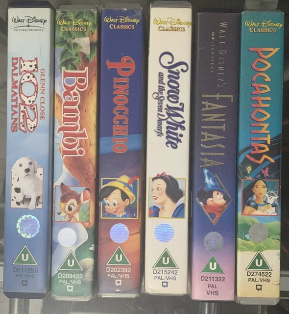 WALT DISNEY VHS bundle £21.49 - PicClick UK