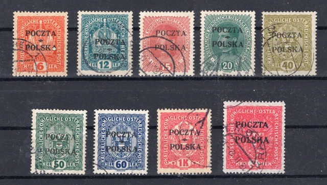 Polen aus 29 - 47 interessantes geprüftes Los / Krakauer - Ausgaben .... 2/23822