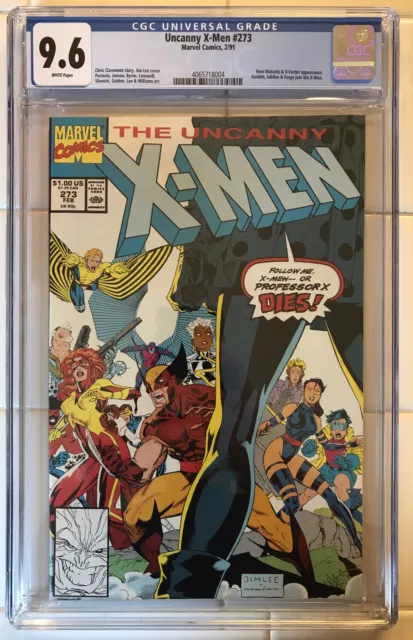 Uncanny X-Men Vol 1 #273 CGC 9.6 Marvel 1991 1st Wolverine vs Gambit!