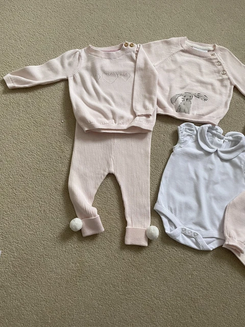 Pacchetto vestiti bambina Little White Co 0-3 mesi in perfette condizioni