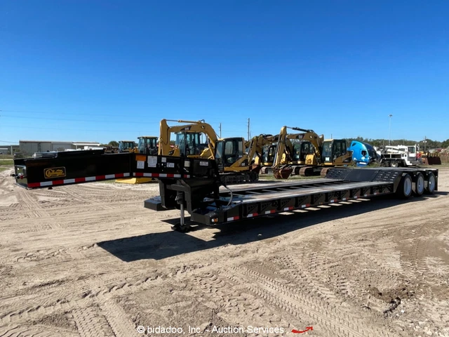 2023 Witzco Challenger RG-52 Tri Axle 52-Ton Lowboy Hyd RGN Trailer bidadoo -New
