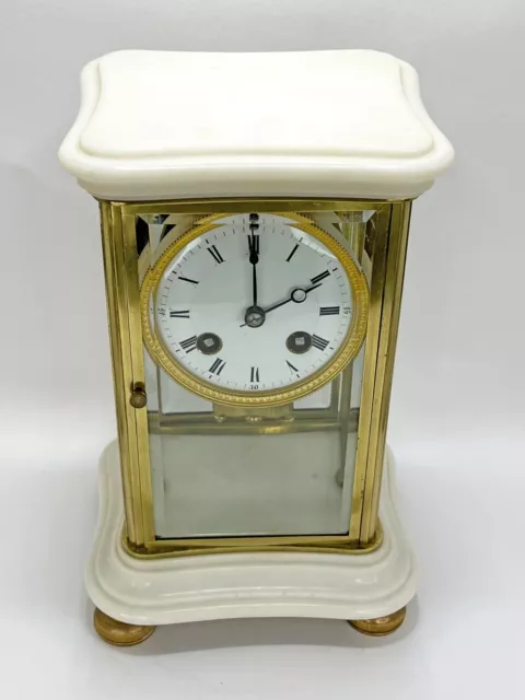 A Good French Antique 4 Glass Striking Clock Circa 1880 - Serviced