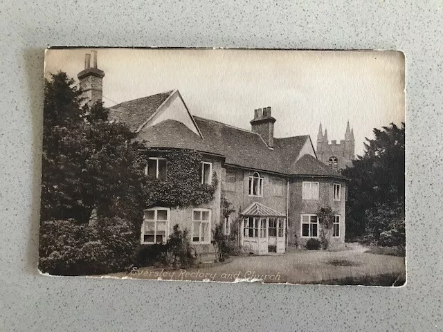 Postcard - Rectory and Church Eversley Hampshire