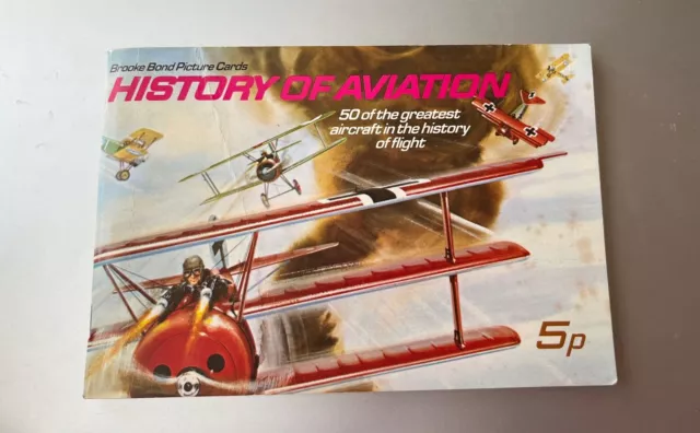 Brooke Bond Picture Cards - History Of Aviation 1972 issue