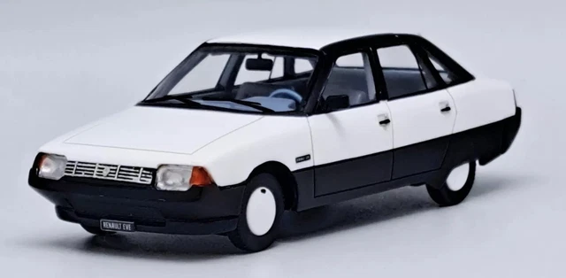 Miniature Franstyle 1/43 Renault Eve 1981, Blanche Et Noire, Franstyle0029, Neuve