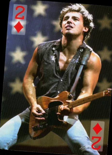 Bruce Springsteen, Rock Star, (Rare UK), Playing Card