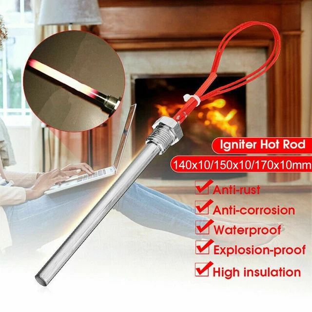 Chimeneas de encendido con varilla caliente calefacción 140*10 mm/150*10 mm/170*10 mm impermeable