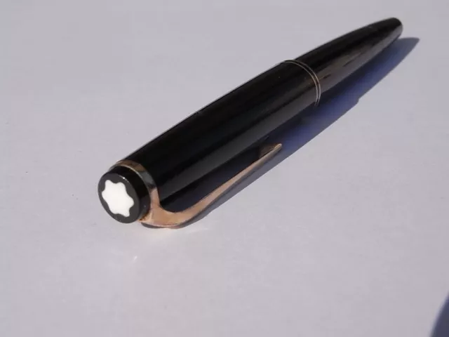 original Montblanc Kolbenfüller No. 22 um 1960 Fountain Pen Feder Füller