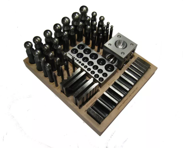 Dapping Doming Punch Block Set Jewelery Hardened Steel Jewelery Kit Rdgtools