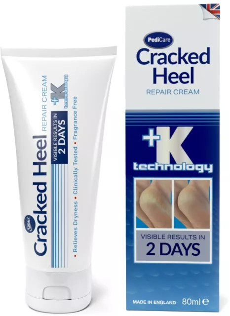 Silkia Pedicare Fissuré Heel Réparation Crème 48hr Actif Peau Cliniquement Testé