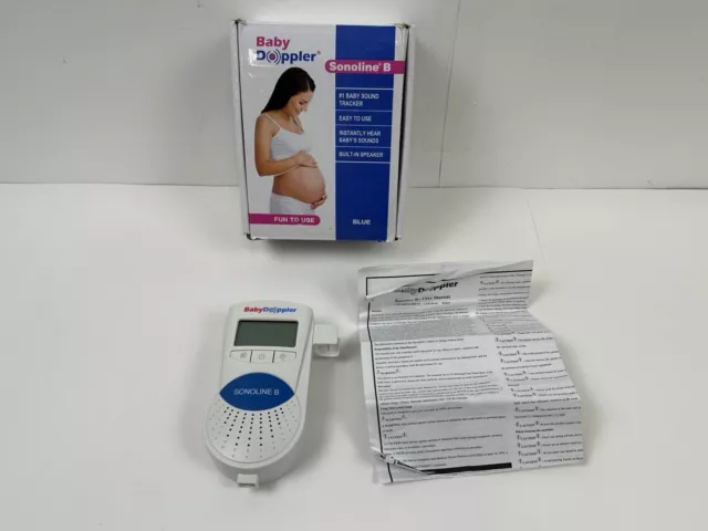 Sonoline B Baby Doppler Blue Heart Monitor Manual Ultrasound Replacement ONLY