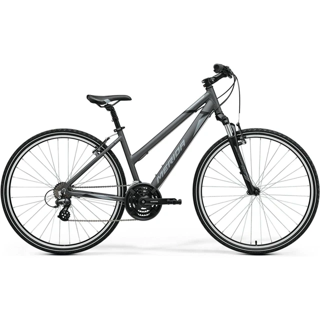 Merida Womens Crossway 10-V Hybrid Bike 2023 Cycling Bicycle Alloy 700c - Grey