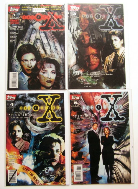 The X-Files 21 Comic LOT Topps Includes #1 Special Numbered Edition