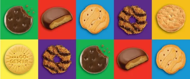 2024 Girl Scout Cookies Thin Mint Samoas Tagalong Dosido adventureful trefoil