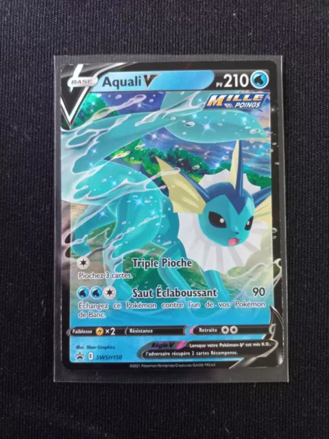 Pokemon Card Aquali V SWSH150 Promo Sword & Shield FR